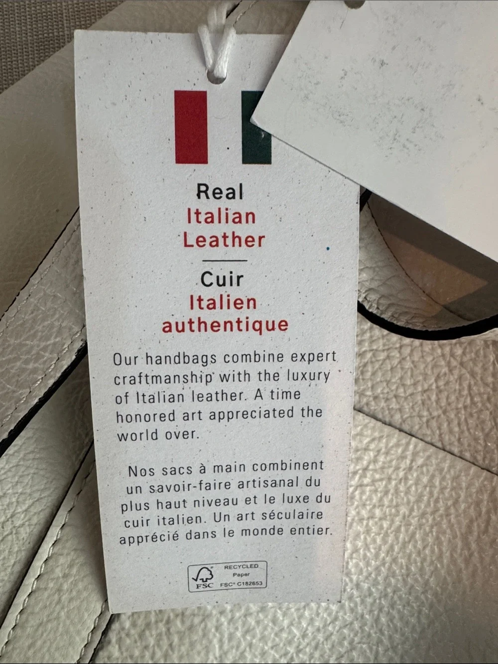 Cheval Italian Leather Tote